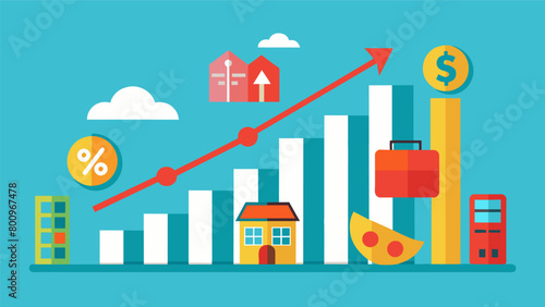 Rising costs of goods and services were portrayed by the upward trend of the graph indicating the inflationary impact on the small households