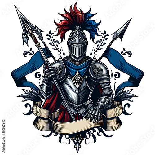 knight warrior with sword