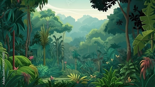 nature forest jungle landscape 
