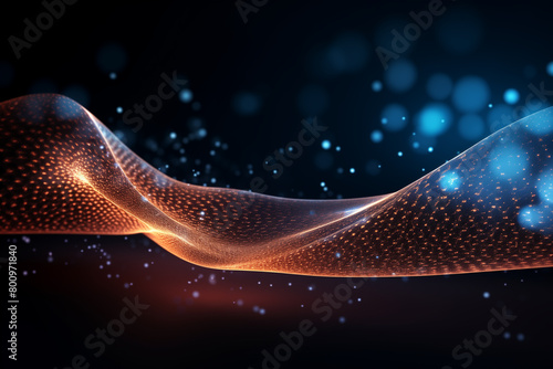 Abstract technology mesh digital line electronic network data innovation concept background.