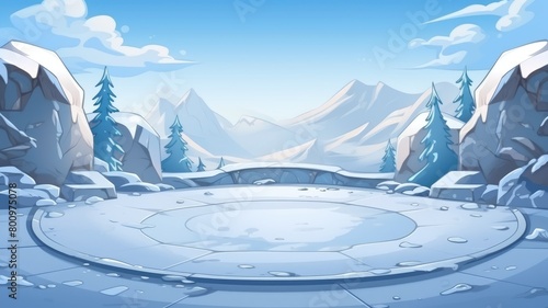 Winter Snowball Fight Arena: Fun and Frosty Battle Ground