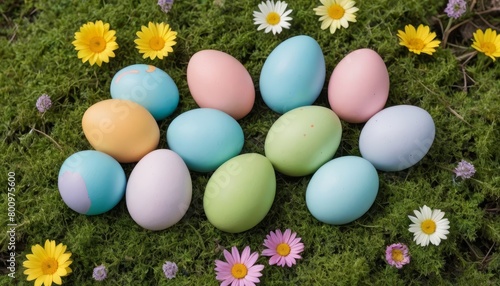 Springtime Delight: Easter Decorations in Vibrant Colours, easter eggs , easter hunt