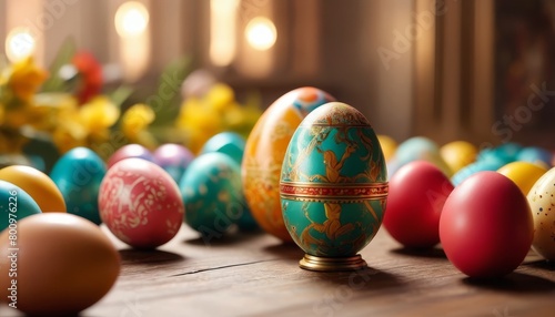 Springtime Delight  Easter Decorations in Vibrant Colours  easter eggs   easter hunt