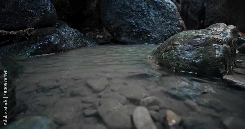 Landscape of the canyon in Avakasi, Cyprus. Stones and a river in a gorge, untouched nature and a tourist spot. High quality 4k footage Landscape of the canyon in Avakasi, Cyprus. Stones and a river in a gorge, untouched nature and a tourist spot. High quality 4k footage
