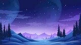 Enchanted Arctic Night with Aurora Borealis