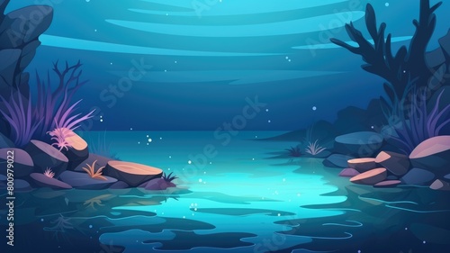Enchanted Underwater Seascape  A Serene Aquatic Realm