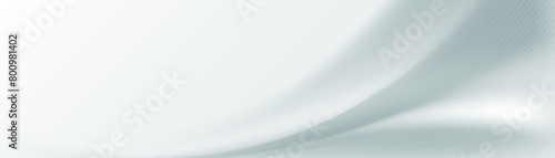 White abstract background. Smooth curve shape graphic. Elegant clean soft texture. Modern design. Suit for cover, header, brochure, poster, banner, website, presentation, wallpaper