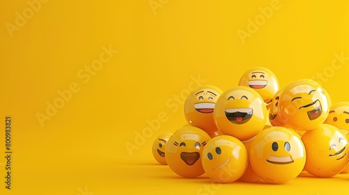 Circle face vector emoji. Large collection of emoticons. Funny emoticons faces with facial expressions. New Modern Emoticons 3D Design Vector Set with Different Reactions for Social Networks. 