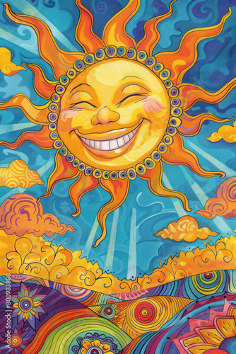 Cheerful Sun Smiling Down, International Sun Day, the importance of solar energy, Sun’s contributions to life on Earth.