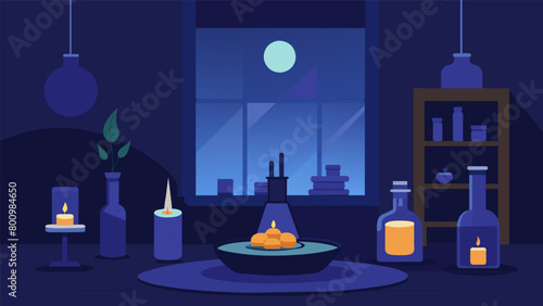A calming and dimly lit room with soothing essential oil scents creating a peaceful atmosphere for the patient to undergo a neurofeedback session..