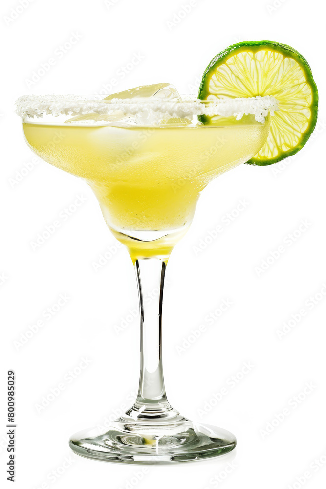 Isolated Margarita Drink on White Background Isolated Margarita Drink on White Background