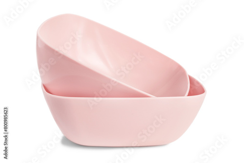 Ceramic bowls isolated