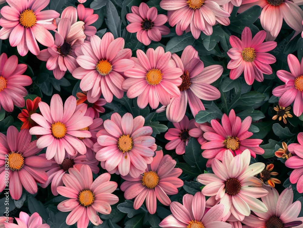 Seamless pattern colorful flowers background wallpaper Seamless pattern colorful flowers background wallpaper