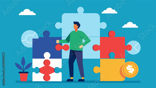 A person playing a puzzle game where each piece represents a different debt type with solutions including Increasing income Negotiating with