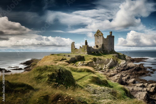 Irische Ruine am Meer
