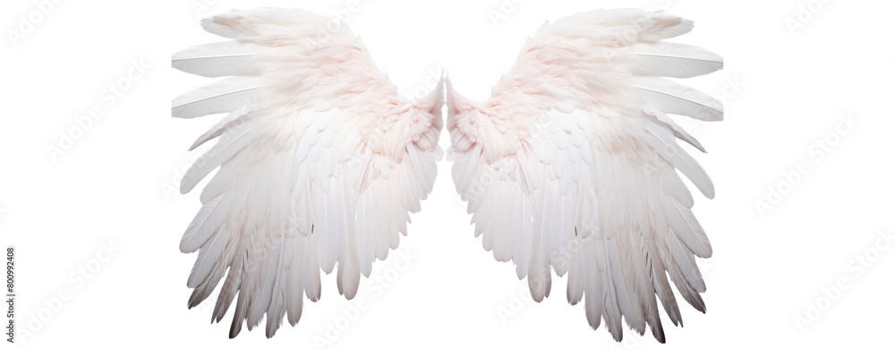 Obraz premium angel wings on transparent background