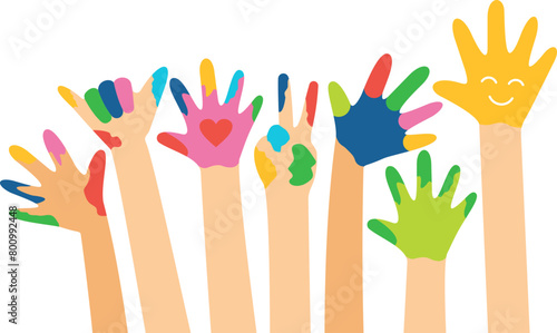 Painting Art Style Hand Cut Off Banner