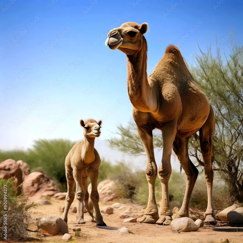 Obraz premium Kamel. Hintergrund für das Design 1.