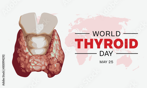 World Thyroid Day design. Vector illustration