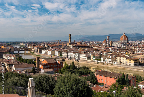 Blick auf die Altstadt von Florenz in der Toskana in Italien photo