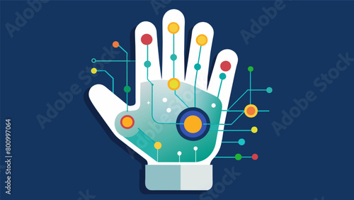 A glove with embedded sensors that track hand movements and give immediate feedback for improving fine motor skills and coordination..