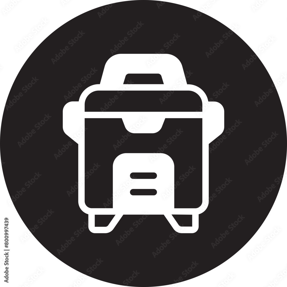 rice cooker glyph icon rice cooker glyph icon