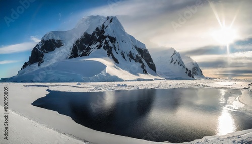 The raw beauty of the chilling cold arctic landscape
 photo