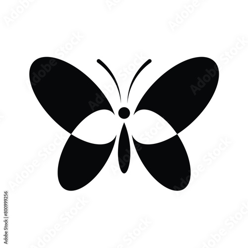 Butterfly logo. Icon design. Template elements  © Nataliia