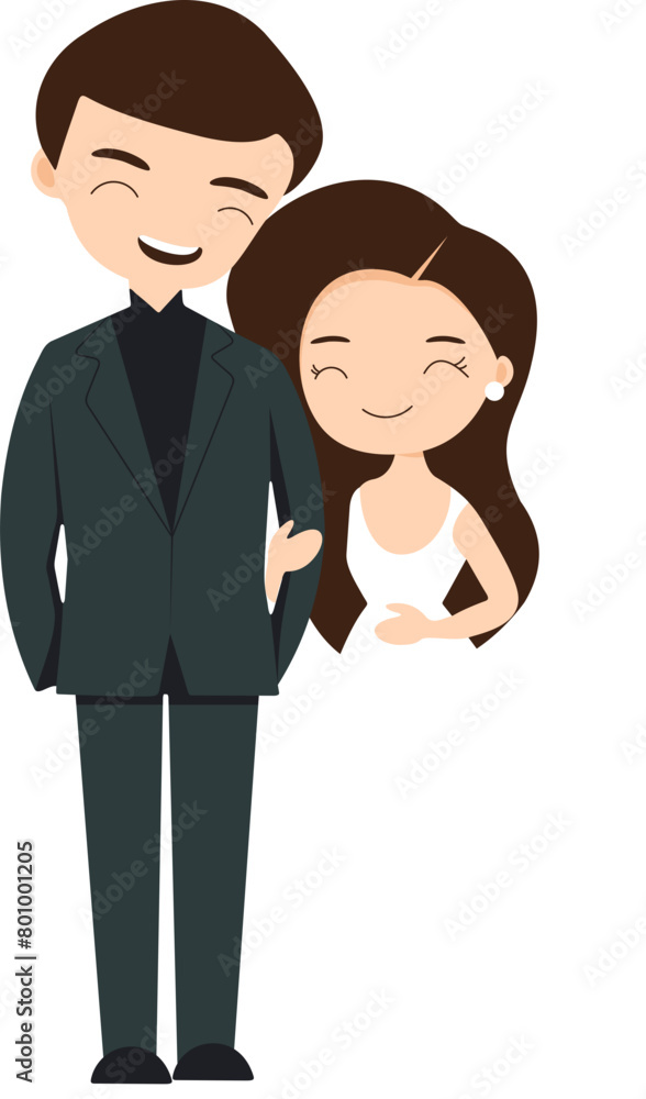 Cute Wedding Couple