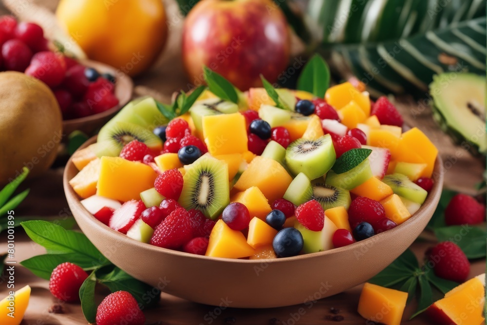'tropical fruit salad mix tropics health exotic chopped kiwi mango healthy raw bowl juicy fresh pineapple diet food detox light colours colourful mixed papaya dessert passion low-fat cooking portion' 'tropical fruit salad mix tropics health exotic chopped kiwi mango healthy raw bowl juicy fresh pineapple diet food detox light colours colourful mixed papaya dessert passion low-fat cooking portion'