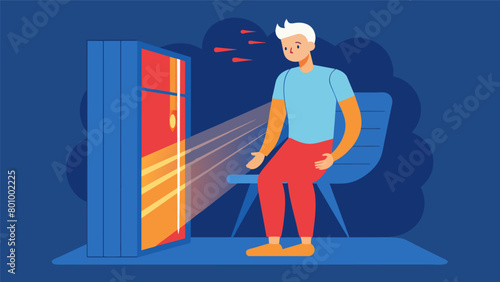 The healing power of the infrared sauna helping an individual with osteoarthritis to regain some mobility in their stiff joints..