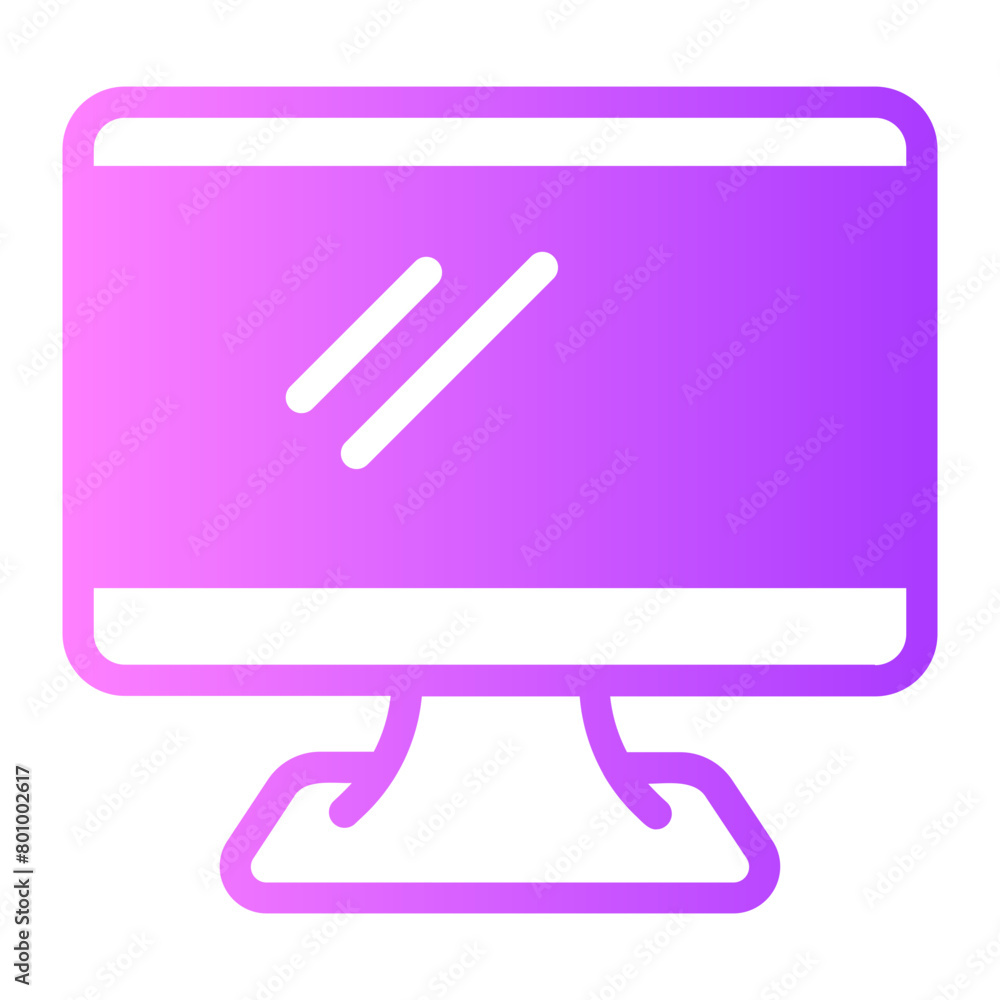 computer gradient icon computer gradient icon