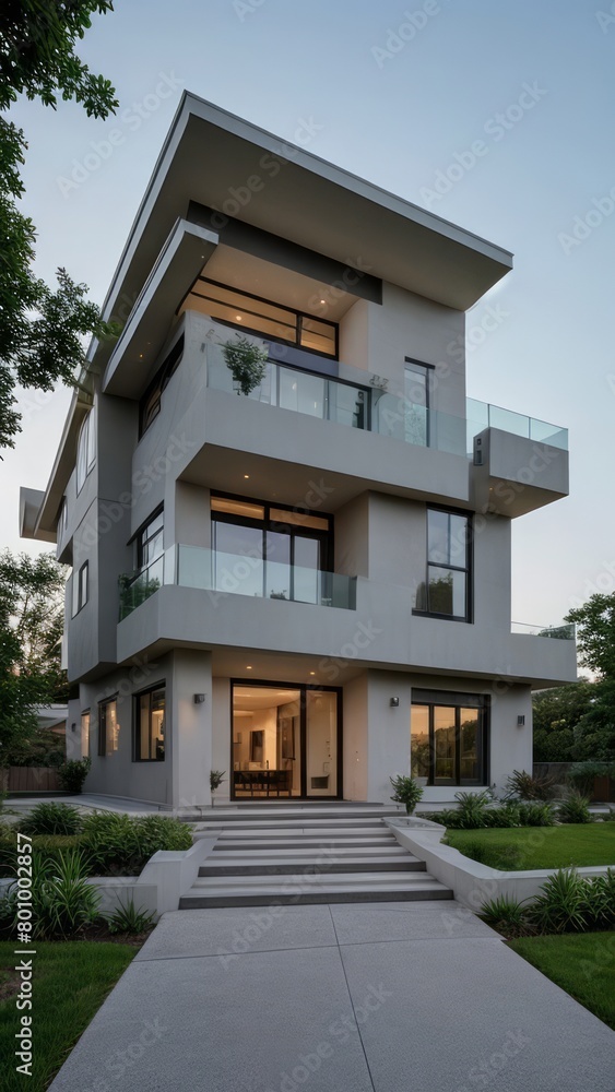 modern luxury villa exterior architecture design