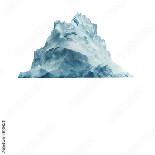 floated iceberg isolate on transparency background PNG