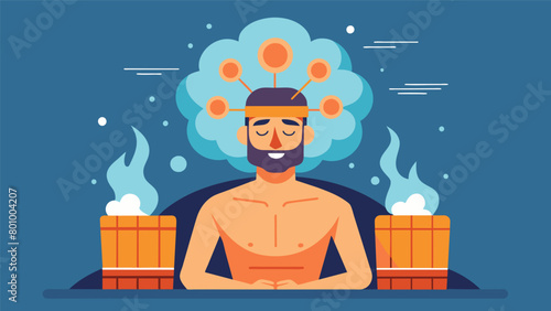 The feeling of rejuvenation and increased energy after a sauna session as if mental cobwebs have been cleared and thoughts can flow freely without.