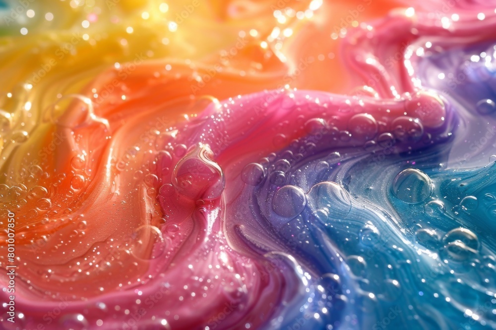 Soap bubbles with abstract bokeh background, 3d render Soap bubbles with abstract bokeh background, 3d render