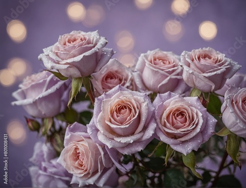 bouquet of pink roses