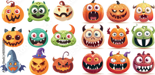 Halloween monsters emoji