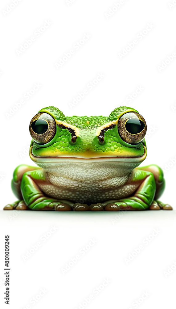 Obraz premium frog isolated on white background
