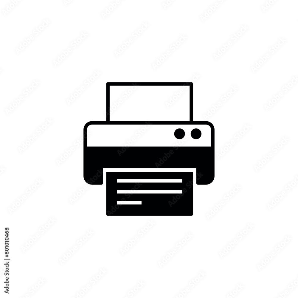 Printer icon vector illustration. Printout icon on isolated background. Print sign concept. Printer icon vector illustration. Printout icon on isolated background. Print sign concept.