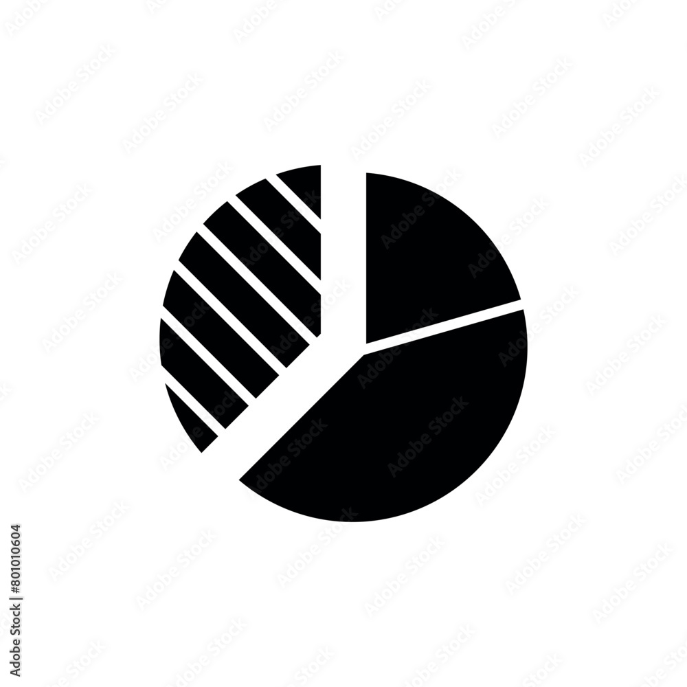 Pie chart icon vector illustration. Analysis icon on isolated background. Statistics sign concept. Pie chart icon vector illustration. Analysis icon on isolated background. Statistics sign concept.