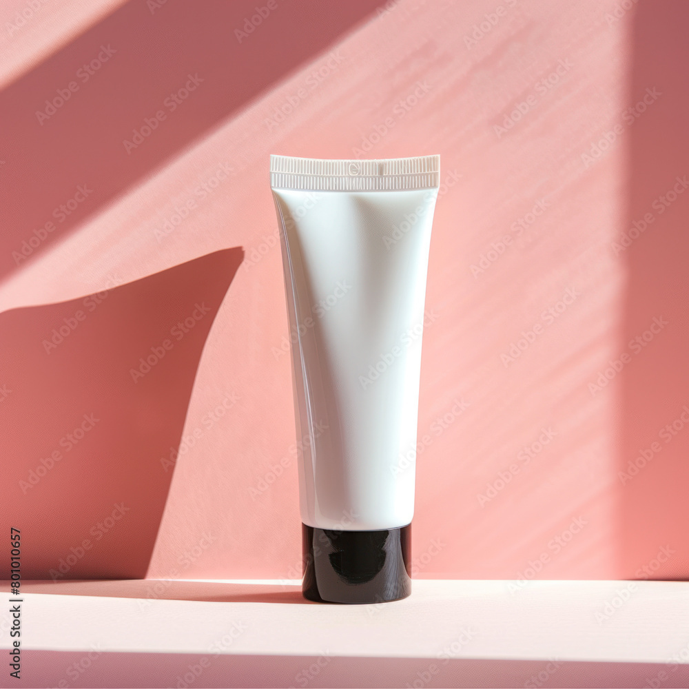 Isolated tube of cream on white background, cosmetic product mock ups' Isolated tube of cream on white background, cosmetic product mock ups'