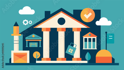 A house with two columns of items one representing necessary utilities and bills and the other representing leisure and entertainment.