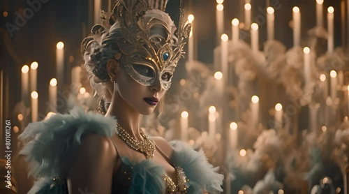 Lost in a Labyrinth of Dreams: Exploring the Opulence of a Masquerade Ball photo
