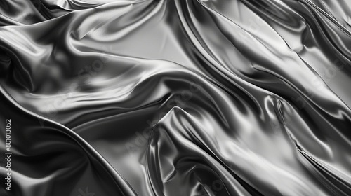 abstract 3D background glossy silk fabric photo