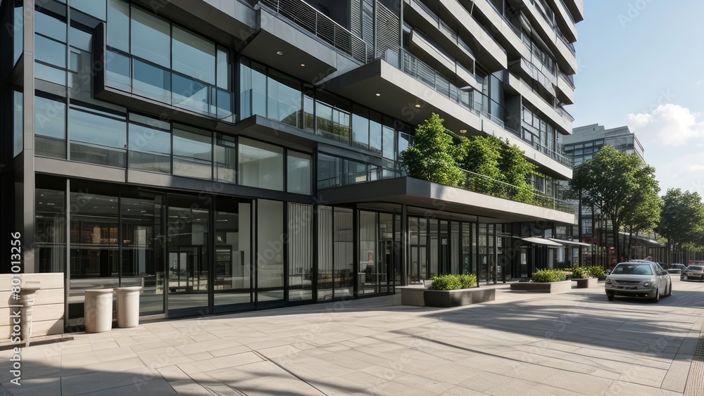 Obraz premium modern luxury tower architecture design