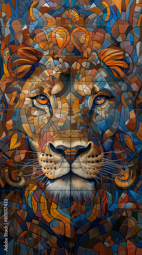 Lion_Portrait_In_African_tiles_in_the_style_of_hyperrealistic_style (1)