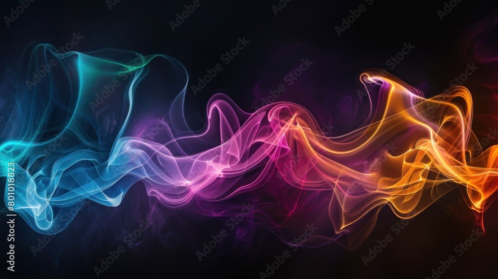 Festive abstract explosion of colorful paint on black background Festive abstract explosion of colorful paint on black background