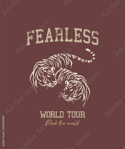 Fearless world tour. Artwork design.