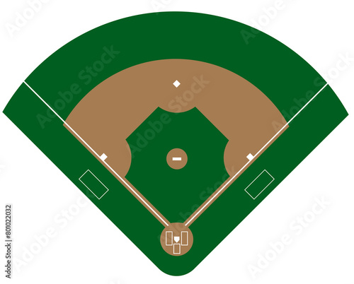 
This is an illustration of a baseball stadium.